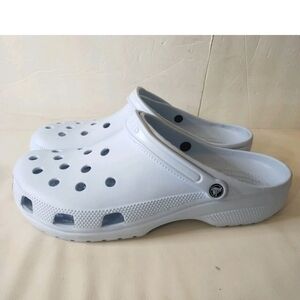 MEN'S SIZE 17 Crocs Classic Platform Clogs Mineral Blue Comfort Slip on Rubber